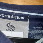 Vintage y2k rocawear hip hop style patch pin R logo t-shirt