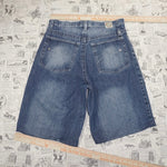 34 - Vintage / Y2K baggy wide leg faded 2000s hip hop jorts