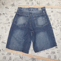 34 - Vintage / Y2K baggy wide leg faded 2000s hip hop jorts