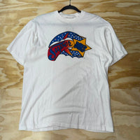 Vintage y2k 1980s super dons retro style white t-shirt
