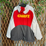 Vintage Y2K Kansas City Chiefs embroider nfl puffer jacket