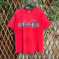 Vintage Y2K Pismo beach club flowers wraparound surf t-shirt