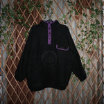 Large - Vintage Y2K Guess jeans embroider fleece sweatshirt