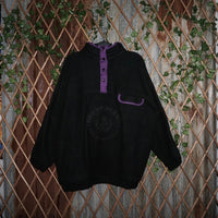 Large - Vintage Y2K Guess jeans embroider fleece sweatshirt