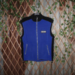 Large-Vintage Y2K dirt designs zip essential 90s fleece vest