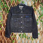 Vintage Y2K guess 1990s femme embroider denim button jacket