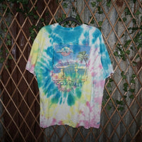 XL - Vintage Y2K Hard Rock Cafe mexico tie dye 1990s t-shirt