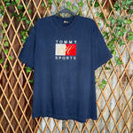 Vintage Y2K Tommy Hilfiger sports embroidered 1990s t-shirt