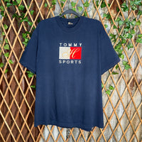 Vintage Y2K Tommy Hilfiger sports embroidered 1990s t-shirt