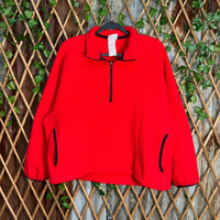 Vintage Y2K speedo brand 1/4 quarter zip 1990s sweatshirt