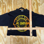 Vintage y2k la gear graffiti street gym cropped L/S t-shirt