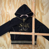 Vintage Y2K south Pole embroider grunge 2000s femme hoodie