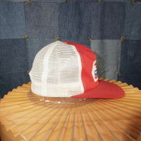 OSFA - Vintage Y2K MOORE aviation chevron patch trucker hat