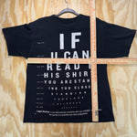 Vintage Y2K urban pipeline eye test jumbo 2000s t-shirt