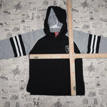 Small-Vintage Y2K NFL 00s embroider Raiders pullover hoodie