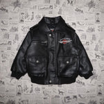 5 -Vintage Y2K Harley Davidson 90s motorcycle leather jacket