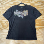 Vintage y2k hurley surf / skate faded graphic 2000s t-shirt