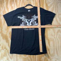 Vintage Y2K Rocky Mountain gun show revolver grunge shirt