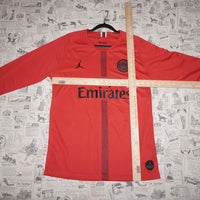 Large - Jordan soccer jersey ISA. G PSG footbol LS t-shirt