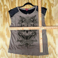 Vintage y2k bongo tank top femme / womens grunge t-shirt