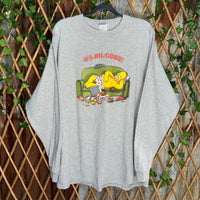 Vintage y2k homer simpson donuts tv promo long sleeve tshirt