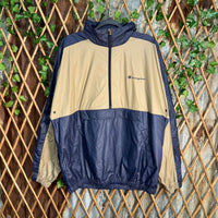 Vintage Y2K champion 00 half zip kangaroo pocket windbreaker