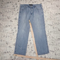 38 - Vintage Y2K TNM super faded denim 00s baggy jeans pants