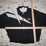 XL - Vintage Y2K reebok big logo embroider 1990s windbreaker