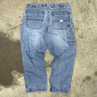 Vintage y2k eddie bauer Carpenter faded workwear 90s jeans