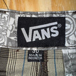 Vintage y2k vans plaid old school grunge skate 00s shorts