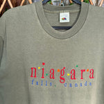 Vintage Y2K Niagara Falls Canada embroider 1990s tour tshirt