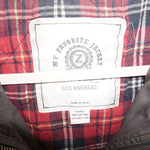 Small - Vintage Y2K plaid lined Los Angeles military jacket