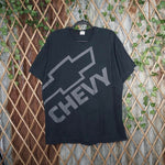 L - Vintage / Y2K Chevrolet Motors AOP Front Print Y2K Tee