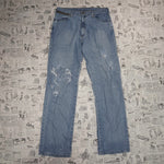 32x34 - Vintage Y2K Ralph Lauren 00s distressed denim pants