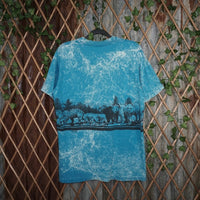 XL - Vintage Y2K Alaska nature wraparound 1990s fade t-shirt