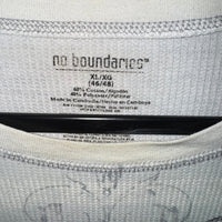 Vintage Y2K no boundaries thermal grunge skull 00 LS t-shirt