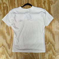 Vintage y2k adidas white baby tee 2000s embroidered t-shirt