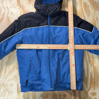 Vintage Y2K Nike youth reversible 2000s zip up puffer jacket