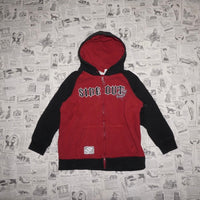 Medium - Vintage Y2K side out embroider 2000s skate hoodie
