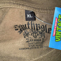 Vintage y2k grail south pole chrome style grunge 00s t-shirt