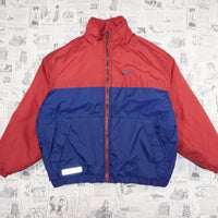 Medium - Vintage Y2K Nike zip up puffer 1990s quilted jacket