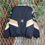 Vintage Y2K New Orleans Saints 90s starter zip puffer jacket
