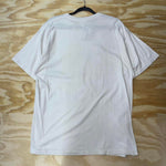 Vintage y2k calvin klein khakis CK logo 1990s white t-shirt