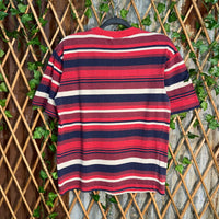 Vintage Y2K union Bay embroider essential stripe 90s t-shirt