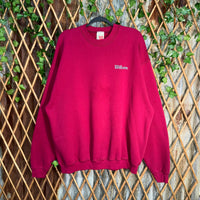 Vintage Y2K Wilson 1990s usa made embroider heavy sweatshirt
