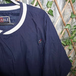 Vintage Y2K golf embroider 1990s crest pullover windbreaker