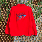 Vintage Y2K speedo brand 1/4 quarter zip 1990s sweatshirt