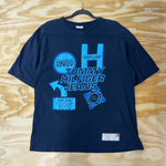 Vintage y2k tommy hilfiger futuristic style graphic t-shirt