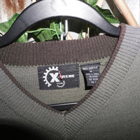 Medium- Vintage Y2K XG 90s XTREME gear stripe 90s knit vest