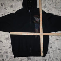 XL- Vintage / Y2K 2000’s American 2nd Amendment zipup hoodie